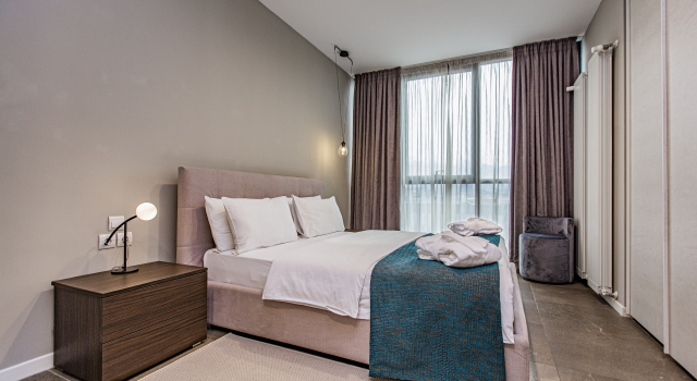 Апартаменты c 1 комнатой с видом на горы Abylai Khan Plaza Premium Apartments
