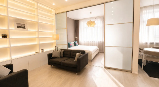 Parusa 87 Lyumen 21 Etazh Apartments, Prenota Appartamento Hotel a Tyumen Region con parcheggio, Parcheggio