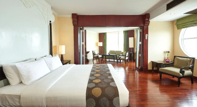Двухместный полулюкс с балконом и с панорамным видом Отель Long Beach Garden Hotel & Pavilions