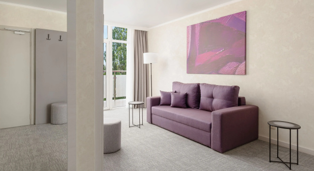 Люкс Альфа Премиум Двухкомнатный с балконом Отель Miracleon Fioleto Ultra All Inclusive Resort & SPA Anapa 4*