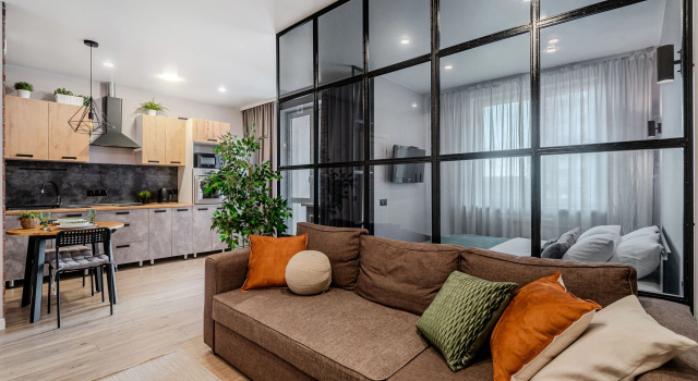 V Novom Dome Flat, Boek Appartement Goedkope hotels in Omsk