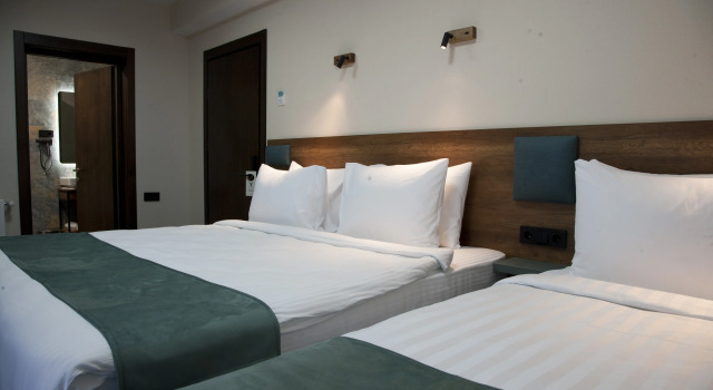 Семейный номер Standard с балконом и с видом на горы Отель BORJOMIND Hotel Borjomi
