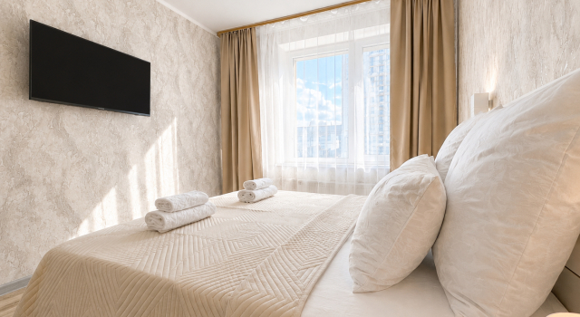 Four Seasons Premialnaya Vidovaya Dvushka Apartments with coffemachine, Reserva ahora Apartamento Oktyabrsky district 