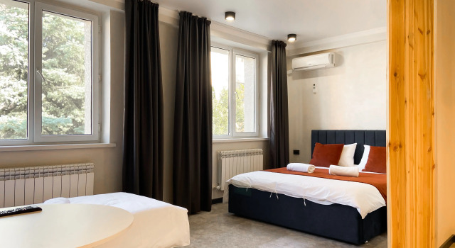 Supérieure quadruple chambre Avec vue Beles Hotel