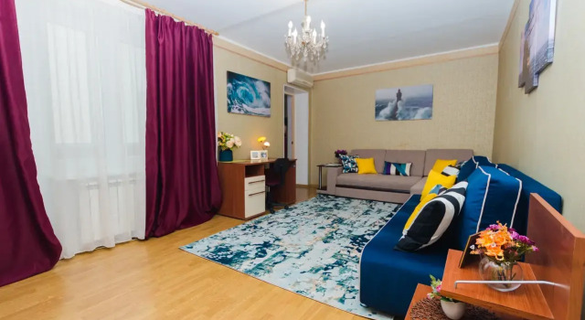 Prostornaya Dvushka Vozle Metro Oktyabryskaya Flat, Book Lejlighed Lejligheder i Moskva, Lejlighed