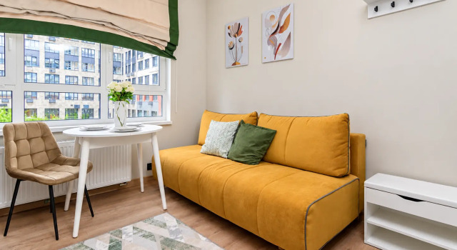 FolkFort - Prostornaya Kvartira Dlya Chetverykh u Lobanovskogo Lesa Flat, Book Apartment Cheap Hotels in Moscow