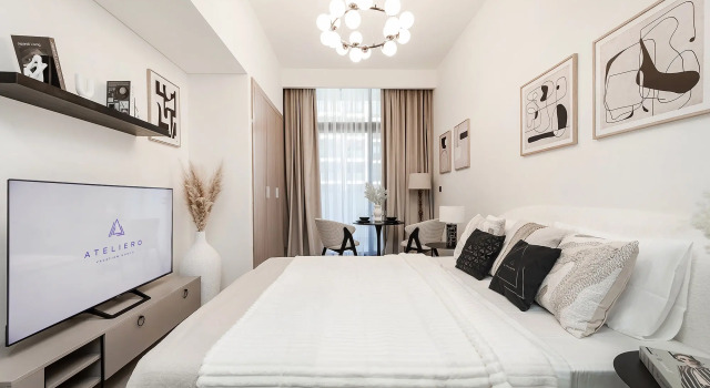 Апартаменты Modern studio in Azizi Riviera