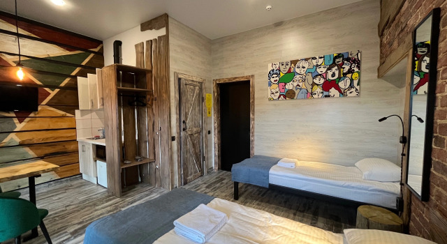 Двухместный номер Comfort N8 с видом на внутренний двор Апартаменты LOFT Apart