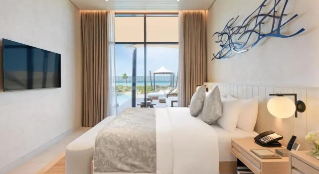 Вилла с собственным бассейном Beach Bab Al Nojoum Hudayriyat Villas