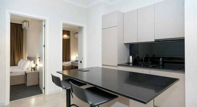 Апартаменты с 2 комнатами с балконом и с красивым видом из окна Hotel Best Tbilisi