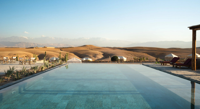 Inara Camp - Restaurant - Desert activities - Heated pools, Забронировать Кемпинг Отели Марракеш-Тенсифт-Эль-Хауз с бассейном, Бассейн