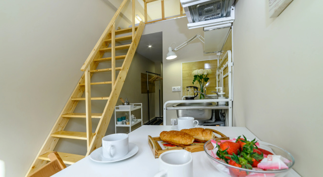 Loft Na Podyyomnoy Apartments, Rezervovat Apartmán Hotely v UVAO Area s parkováním, Parkování