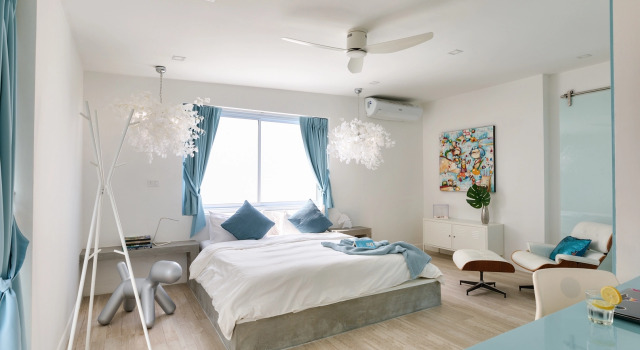 Вилла с балконом и с красивым видом из окна Вилла 55 Stylish SeaView