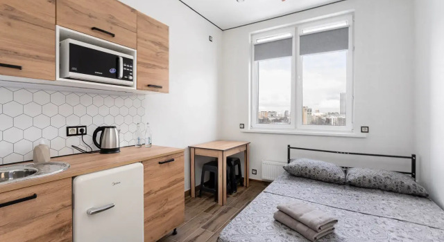 Uyutnaya Studiya Bestflat24 U Metro Botanicheskiy Sad Apartments, Prenota Appartamento SVAO Area Mosca