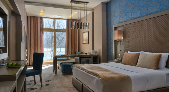 Двухместный номер Deluxe с балконом Qafqaz Tufandag Mountain Resort Hotel