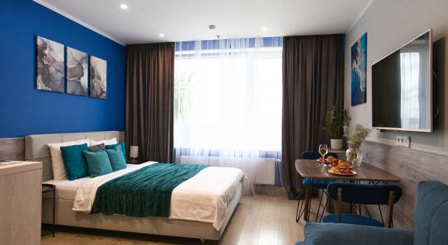 Lyuks Tekhnopark 1 Min. Apartaments, Prenota Appartamento Hotel a UAO Area con parcheggio, Parcheggio