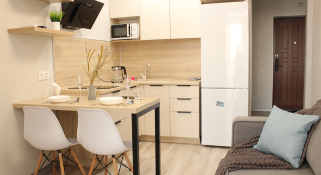 40m2  Na Borodinskoy Flat, Rezervovat Apartmán Hotely v Bashkortostan s parkováním, Parkování