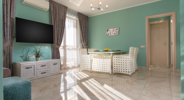 Апартаменты с 2 комнатами с балконом Poseidon VIP Residence Club Balneo & SPA Resort