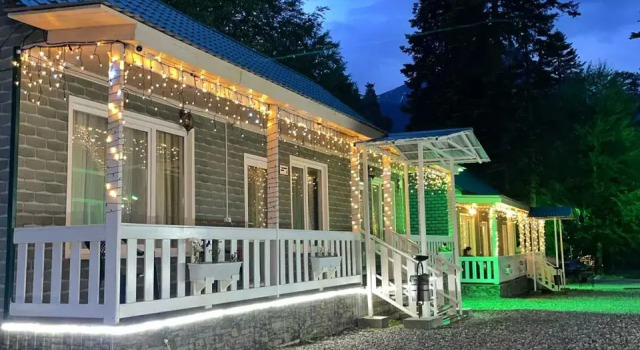 Люкс с кухней Усадьба с 2 комнатами Отель Green Park Spa & Усадьба