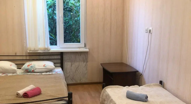 Трёхместный номер с общим балконом Эконом с красивым видом из окна Саучи