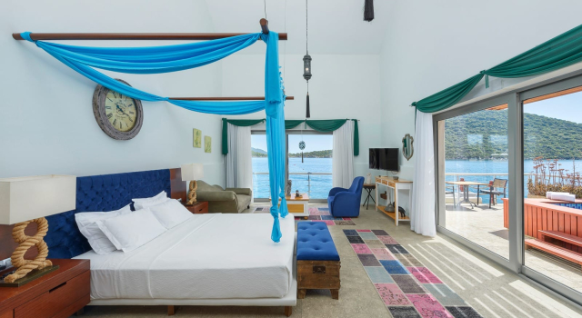 Номер Deluxe Отель Doria Hotel & Yacht Club
