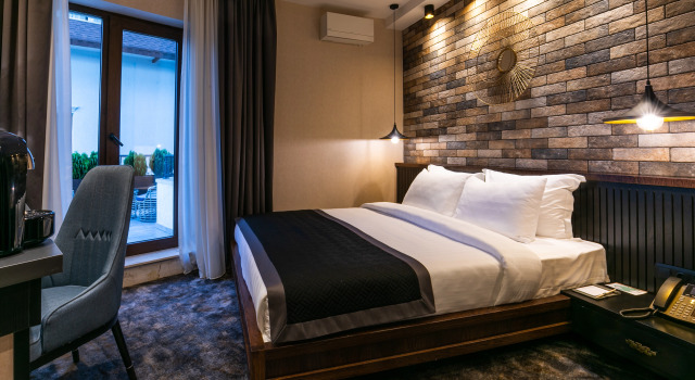 Двухместный номер Standard с красивым видом из окна Hotel Adamo