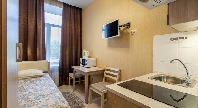 Одноместные апартаменты Мини-отель Rosta apartments by Fanoteli