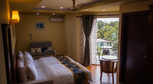 Трёхместный номер Deluxe Blue Wave Guesthouse Maldives