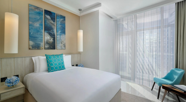 Двухместная студия Superior с балконом и с видом на город NH Collection Dubai The Palm