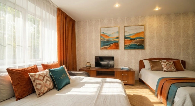 Odnokomnatnaya uytnyi Dom u ZD vokzala Flat, Boek Appartement Dzerzhinsky City District Perm, in de buurt van Perm-2 Train Station
