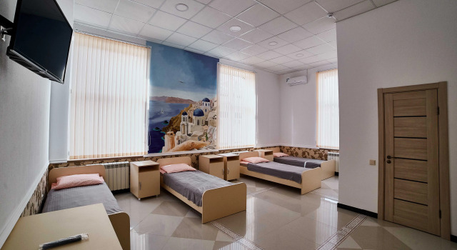 Кровать в общем номере Moskovskij Hostel