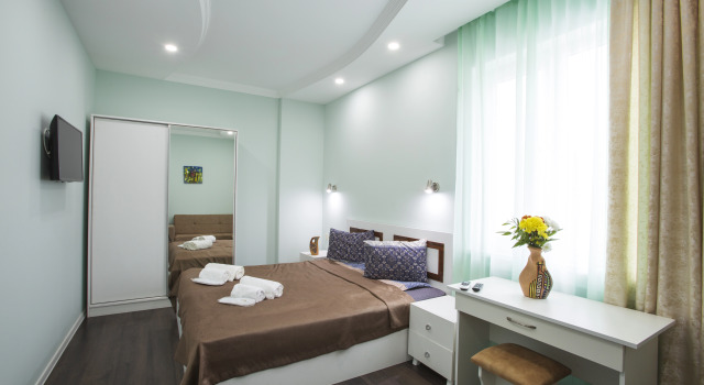 Апартаменты Deluxe с красивым видом из окна Апарт-отель Leyla Apartmens 1