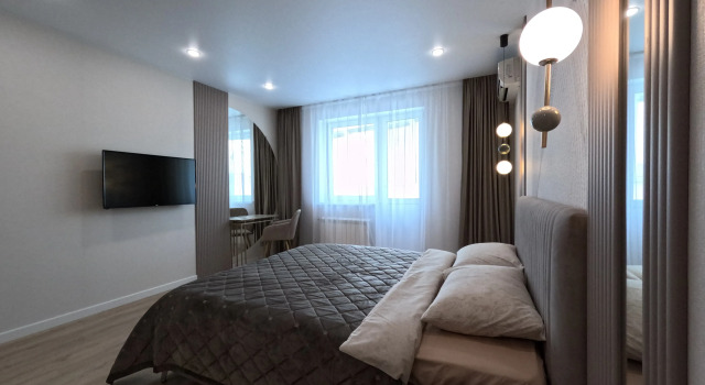 Апартаменты с балконом Квартира Stylish Apartments