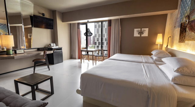 Двухместная студия с видом на город Бутик-отель Siam@Siam Design Hotel Bangkok