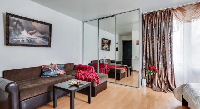 Odnokomnatnaya LaylaTov na Metro Nagornaya Flat, Rezerwuj Apartament UZAO Area Moskwa, w pobliżu Nakhimovsky Prospekt Metro Station
