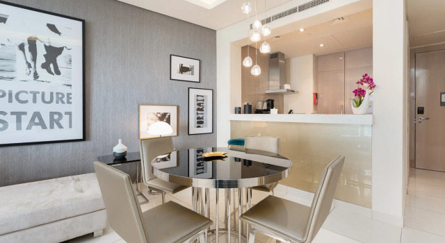 Апартаменты c 1 комнатой с балконом и с красивым видом из окна Апартаменты Globalstay Damac Towers by Paramount in Business Bay