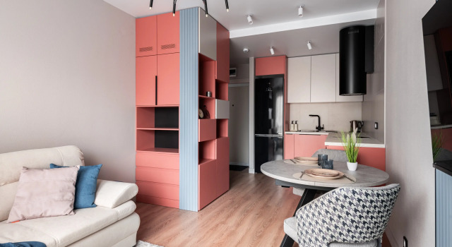 Konfetti — V Gostyakh u Mashenki Flat, Rezervovat Apartmán Hotely v ZAO Area s parkováním, Parkování