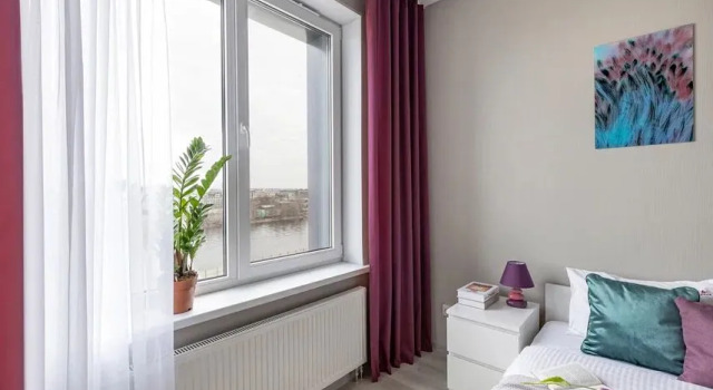 Квартира Двухкомнатная Видовая Piter Apartments в ЖК Эмеральд