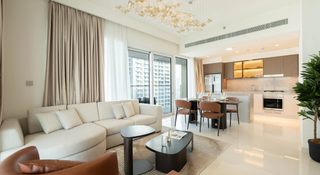 Апартаменты Keyrock Grand Bleu Escape Iconic Palm Views, Забронировать Апартаменты/квартира Дубай Эмират Дубай, рядом с Max