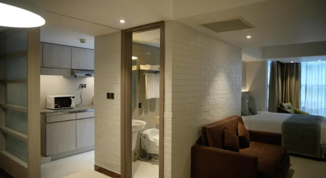 Двухместные апартаменты Deluxe с балконом и с красивым видом из окна Lakeshore Heights