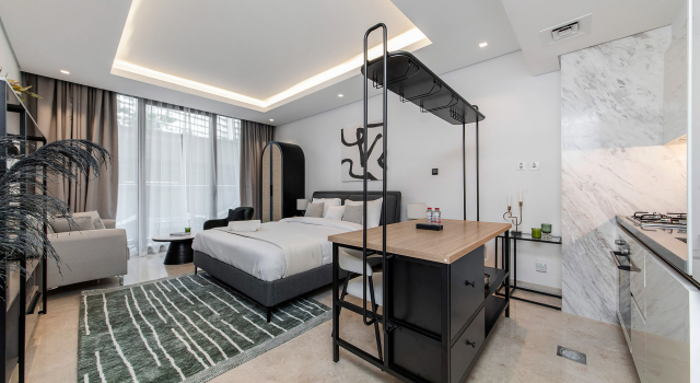 Апартаменты Downtown Dubai Studio Close to Dubai Mall, Забронировать Апартаменты/квартира Даунтаун Дубай , рядом с Дубайский аквариум