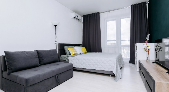 Uyutnaya Studiya S Konditsionerom Ryadom S Metro Kozyya Sloboda Flat, Prenota Appartamento Hotel a Tatarstan con parcheggio, Parcheggio