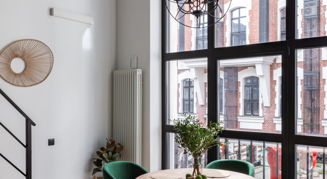 Четырёхместный люкс с видом на город Квартира Moscow Deluxe Apartments Soho Luxury Loft