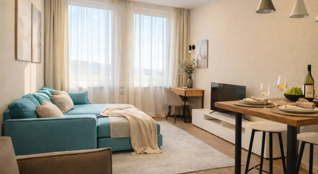 Studiya vozle metro Flat, Rezerwuj Apartament UVAO Area Moskwa