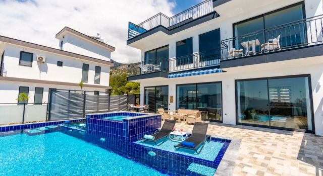 Вилла Modern Villa Overlooking the Sea, Забронировать Вилла Калкан провинция Анталья