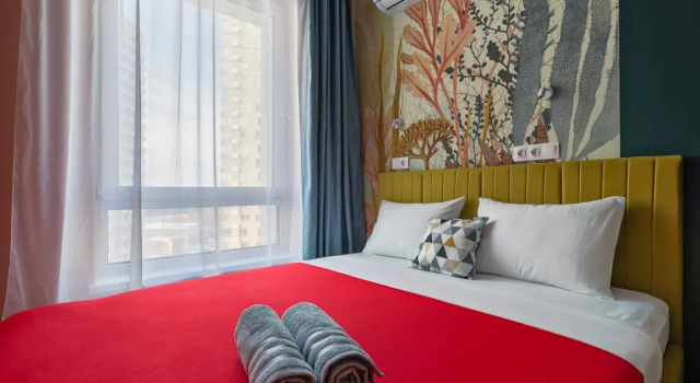 Maxrealty24 Volokolamskoye Shosse 24k1 2 Flat, Rezervovat Apartmán Hotely v Moskva s parkováním, poblíž Streshnevo MCC Station, Parkování