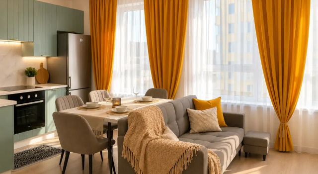 Atmosfernaya Kvartira V Novom Dome V Zhk novy Parkovy Flat, Prenota Appartamento Hotel a Perm Krai con parcheggio, Parcheggio
