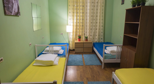 Кровать в общем номере Na Chistyih Prudah Hostel