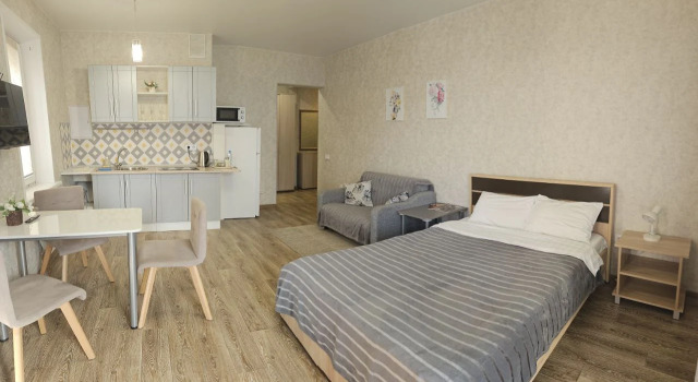 Serebro - studiya v tsentre u 130 Kvartala Apartments, Prenota Appartamento Oktyabrsky Administrative District Irkutsk