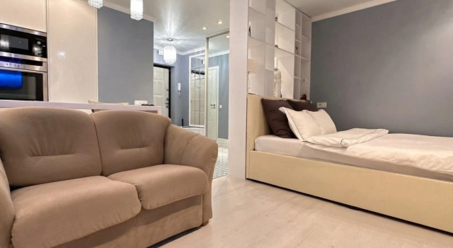 FlatRoom v Tsentre Na 11 Etazhe Dlya 3 Gostey Flat, Réserver Appartement Berdsk Novosibirsk Region